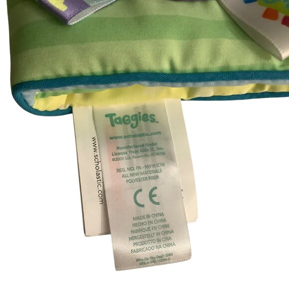 Taggies "Who Do You See?" Soft Baby Book Textured Tab Mirror Sensory Development - Picture 2 of 9